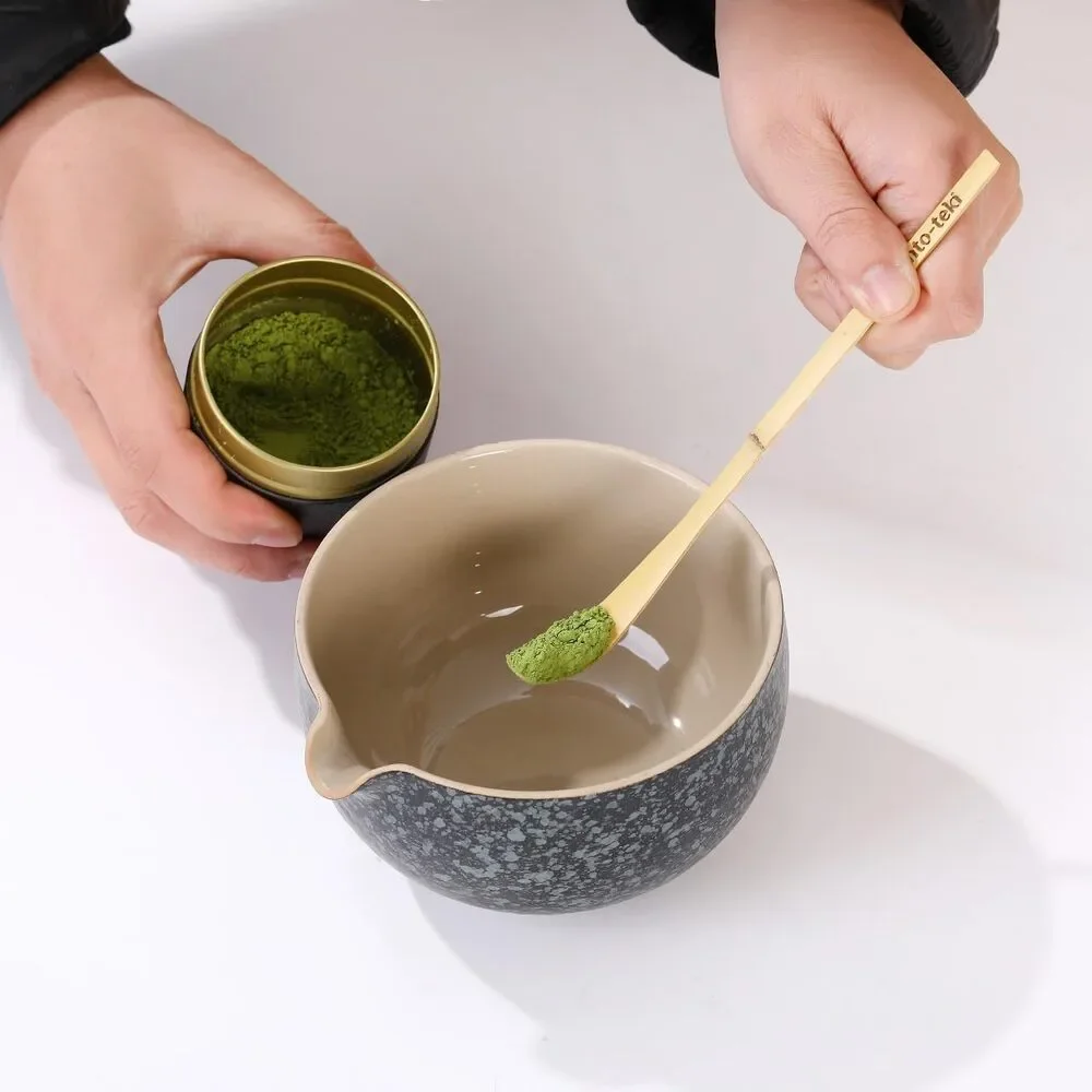 Traditional Japanese Matcha Kit for Ceremonial Preparation 5 pc